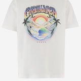 T-SHIRT IN COTONE CON STAMPA LOGO MPF26JTS001 07 CASABLANCA 