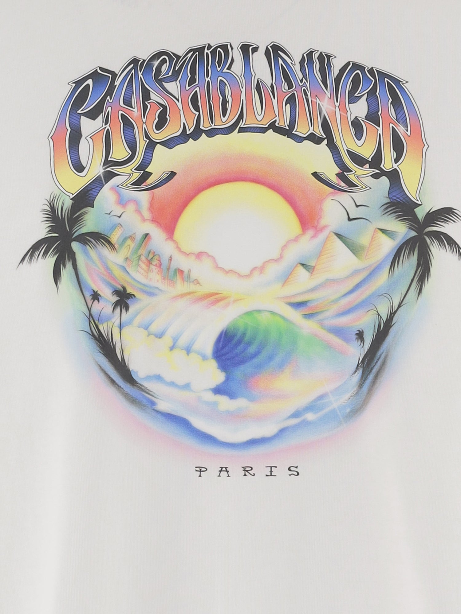 T-SHIRT IN COTONE CON STAMPA LOGO MPF26JTS001 07 CASABLANCA 