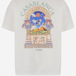 T-SHIRT IN COTONE CON STAMPA LOGO MPF26JTS001 08 CASABLANCA 