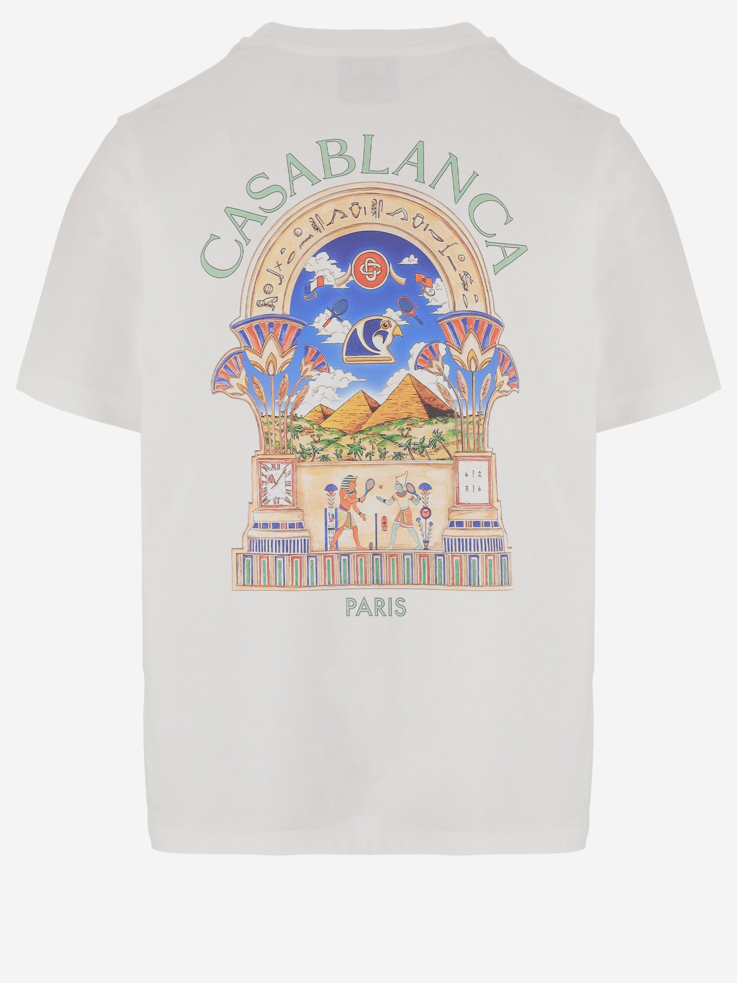 T-SHIRT IN COTONE CON STAMPA LOGO MPF26JTS001 08 CASABLANCA 