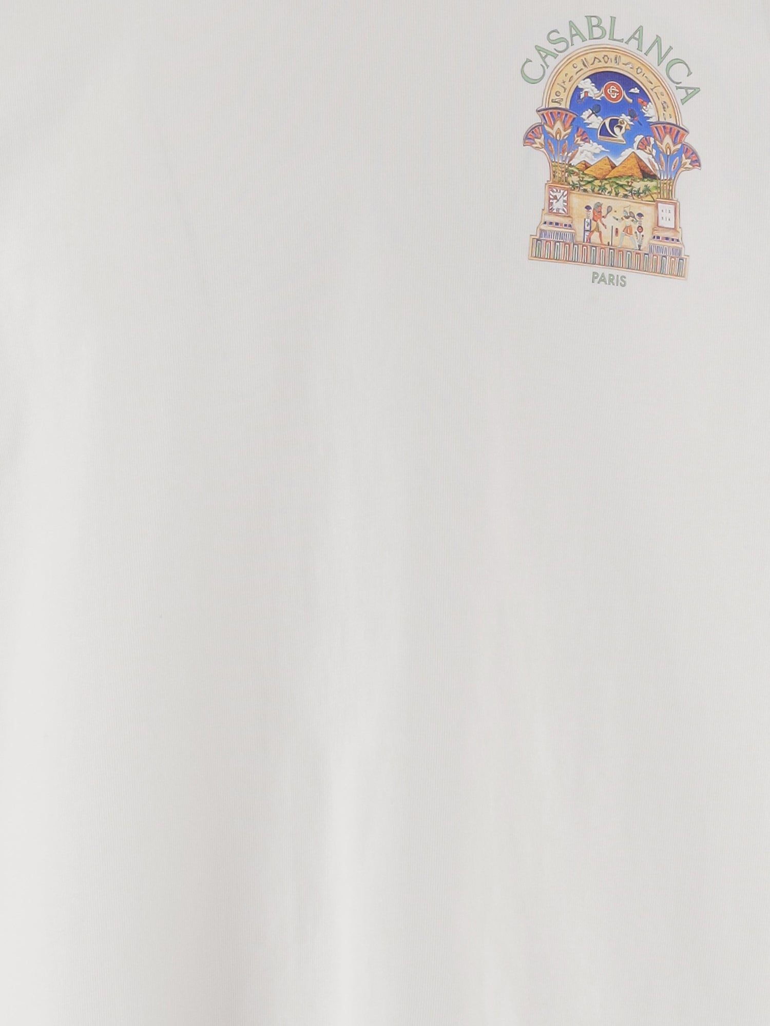 T-SHIRT IN COTONE CON STAMPA LOGO MPF26JTS001 08 CASABLANCA 