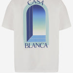 T-SHIRT IN COTONE CON STAMPA MPF26JTS001 14 CASABLANCA 