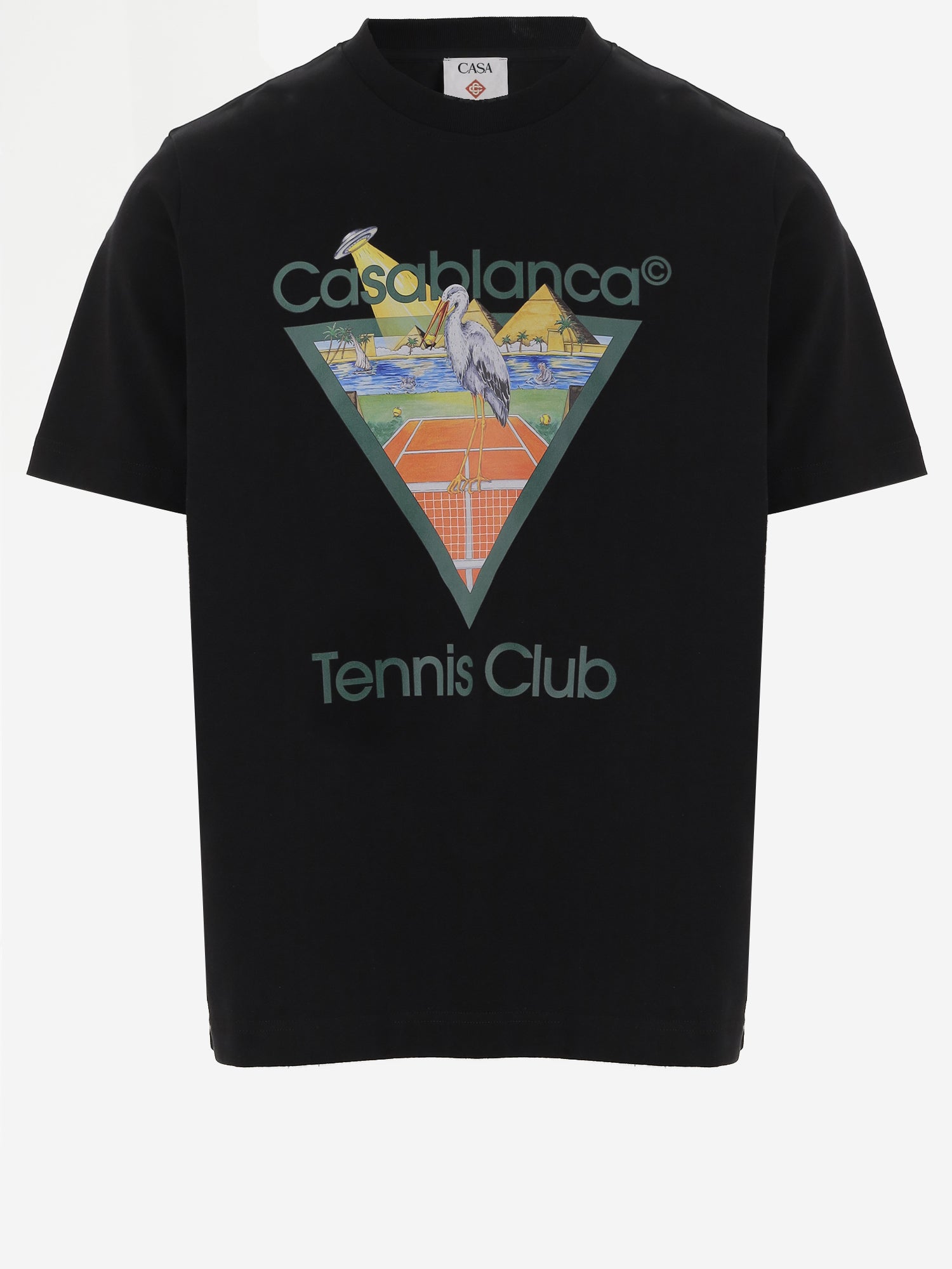 T-SHIRT IN COTONE CON LOGO MPF26JTS001 19 CASABLANCA 