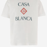 T-SHIRT IN COTONE CON STAMPA LOGO MPF26JTS001 20 CASABLANCA 