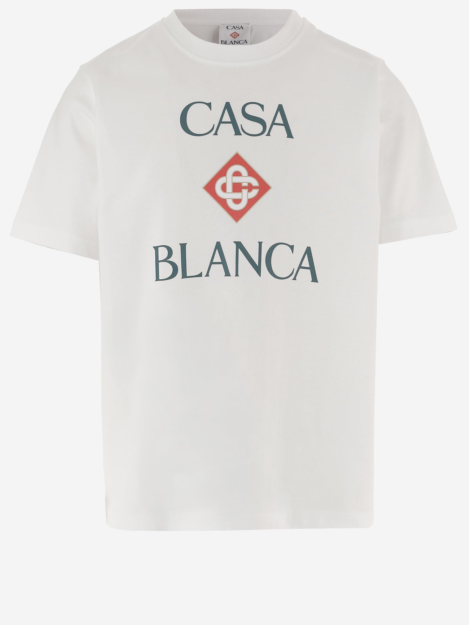T-SHIRT IN COTONE CON STAMPA LOGO MPF26JTS001 20 CASABLANCA 