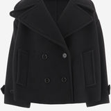 CAPPOTTO CORTO OVERSIZE IN MISTO LANA CH25AMA96952 001 CHLOE 