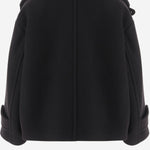 CAPPOTTO CORTO OVERSIZE IN MISTO LANA CH25AMA96952 001 CHLOE 