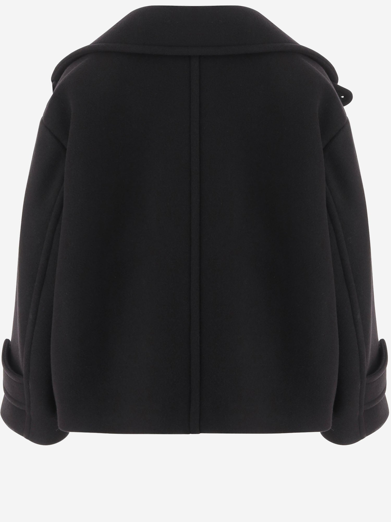 CAPPOTTO CORTO OVERSIZE IN MISTO LANA CH25AMA96952 001 CHLOE 