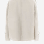 CAPPOTTO CORTO OVERSIZE IN MISTO LANA CH25AMA96952 112 CHLOE 