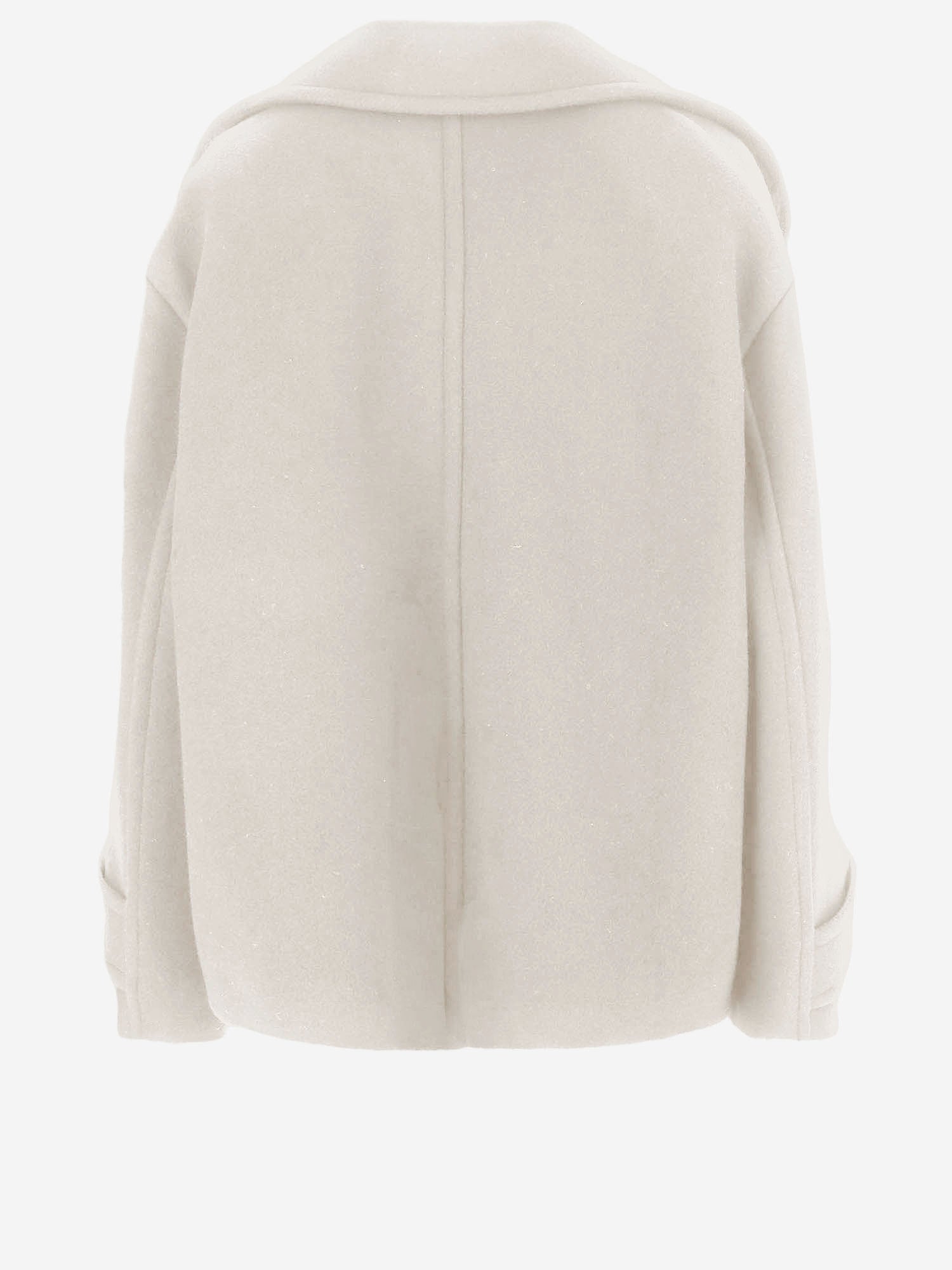 CAPPOTTO CORTO OVERSIZE IN MISTO LANA CH25AMA96952 112 CHLOE 
