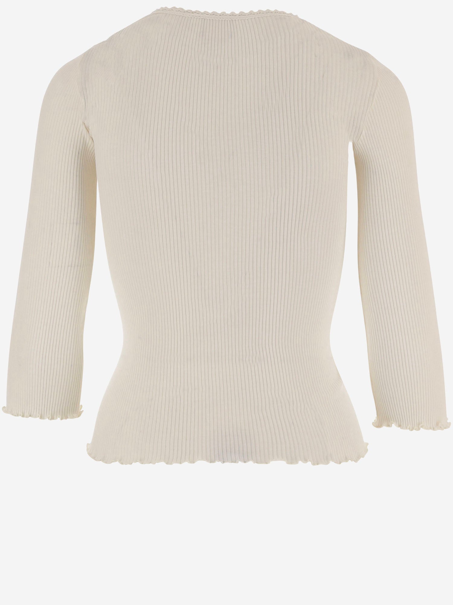 TOP ADERENTE IN JERSEY DI COTONE E SETA CH26AJH43088 107 CHLOE 