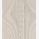 TOP ADERENTE IN JERSEY DI COTONE E SETA CH26AJH43088 107 CHLOE 