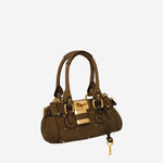 BORSA PADDINGTON PICCOLA IN PELLE SCAMOSCIATA CH26AS805S77 21Q CHLOE 