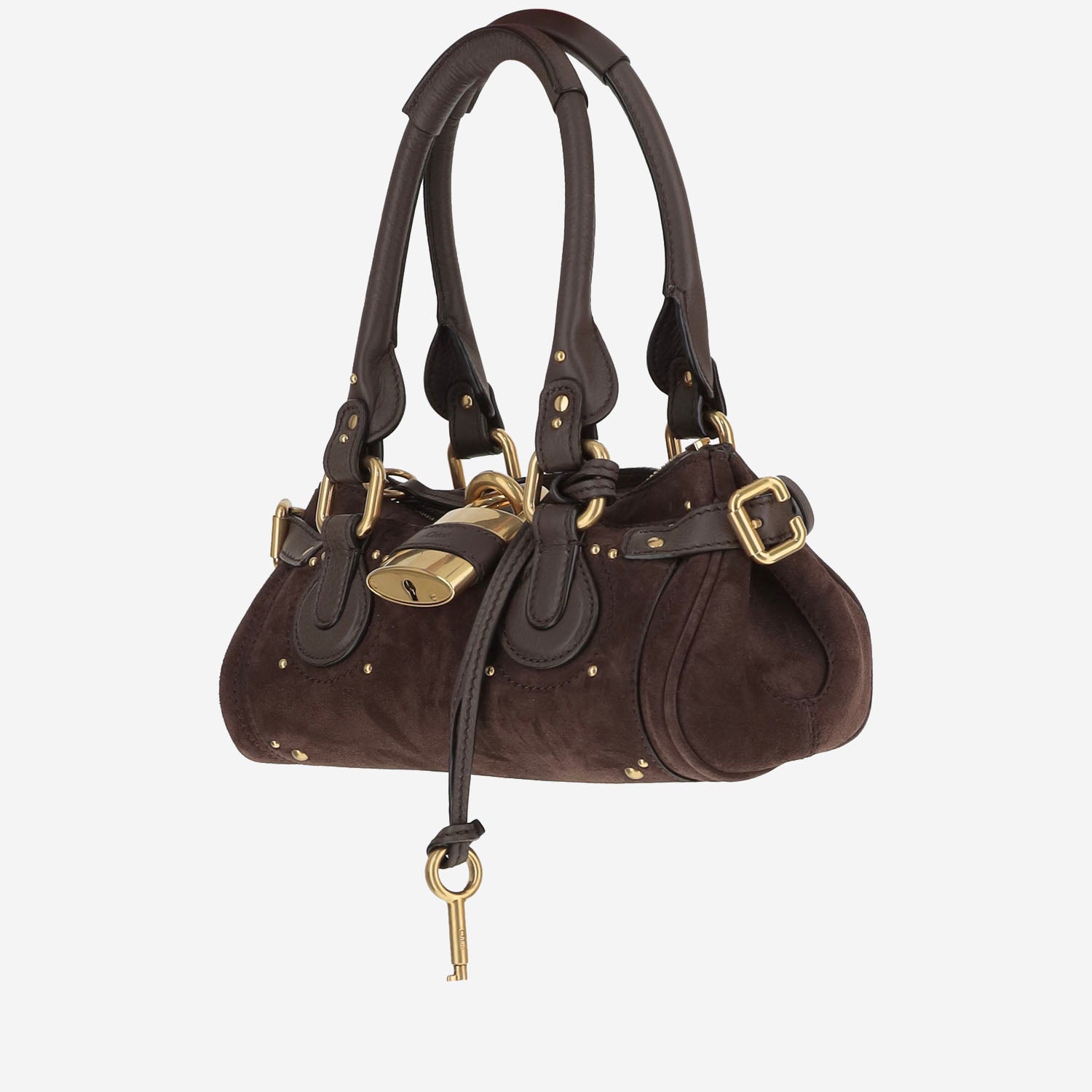 BORSA PADDINGTON PICCOLA IN PELLE SCAMOSCIATA CH26AS805S77 24X CHLOE 
