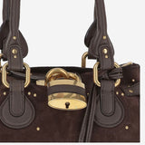 BORSA PADDINGTON PICCOLA IN PELLE SCAMOSCIATA CH26AS805S77 24X CHLOE 