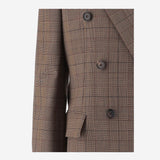 GIACCA DOPPIOPETTO IN LANA CON MOTIVO A QUADRI CH26AVE78164 93C CHLOE 