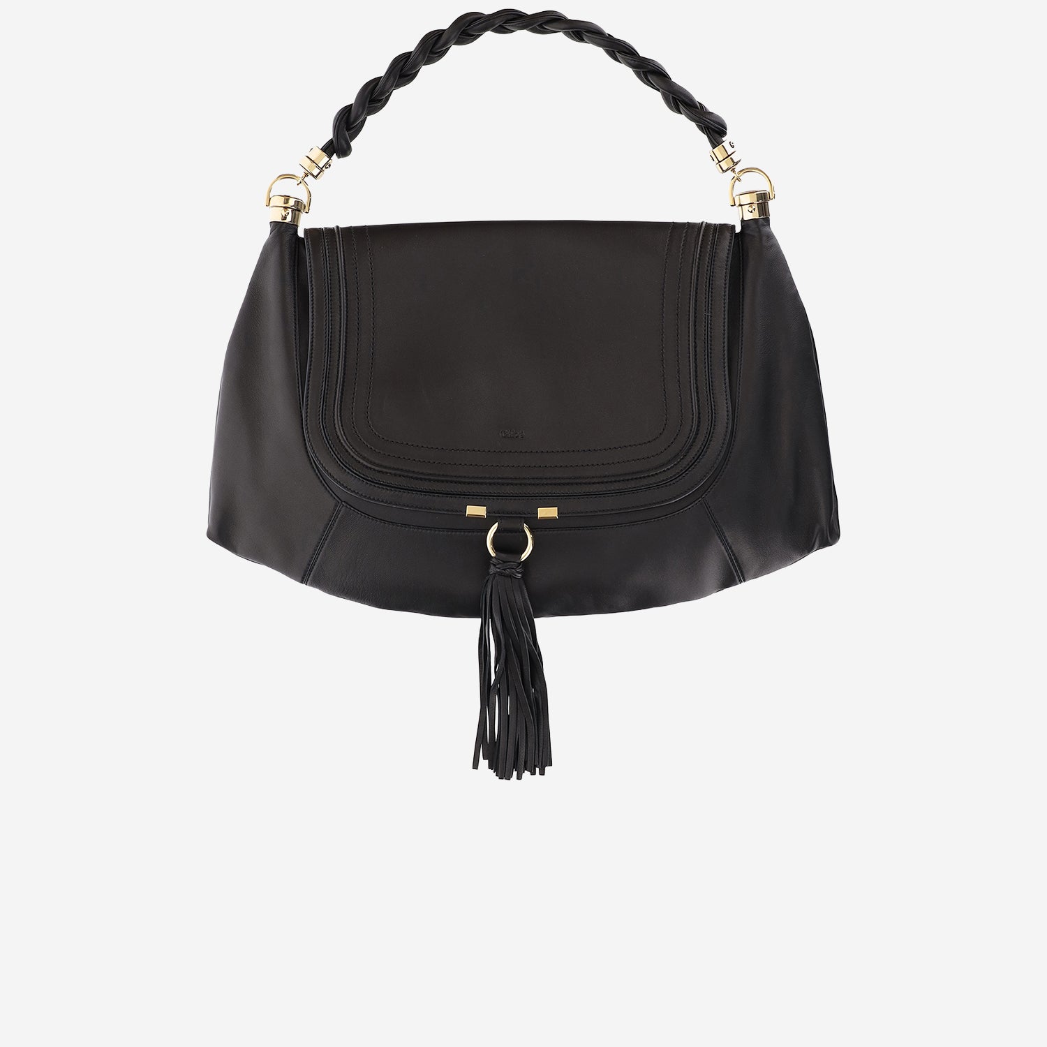Borsa hobo Marcie Foulard grande in pelle CH26WS841T14 001 CHLOE 