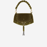 Borsa hobo Marcie Foulard piccola in velluto CH26WS842T15 3D1 CHLOE 
