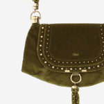 Borsa hobo Marcie Foulard piccola in velluto CH26WS842T15 3D1 CHLOE 
