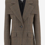 Giacca sartoriale monopetto in lana CH26WVE35171 92N CHLOE 
