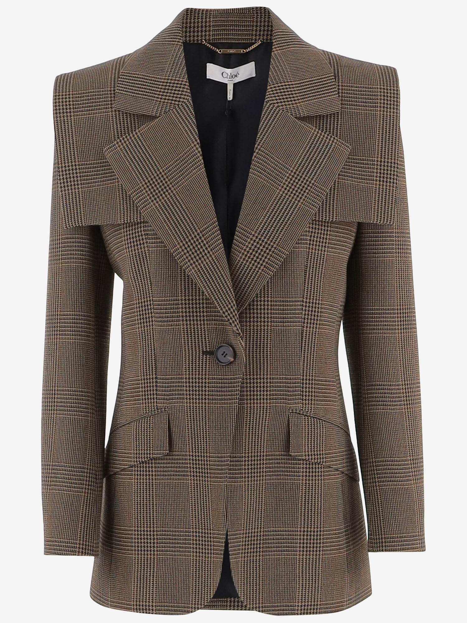 Giacca sartoriale monopetto in lana CH26WVE35171 92N CHLOE 