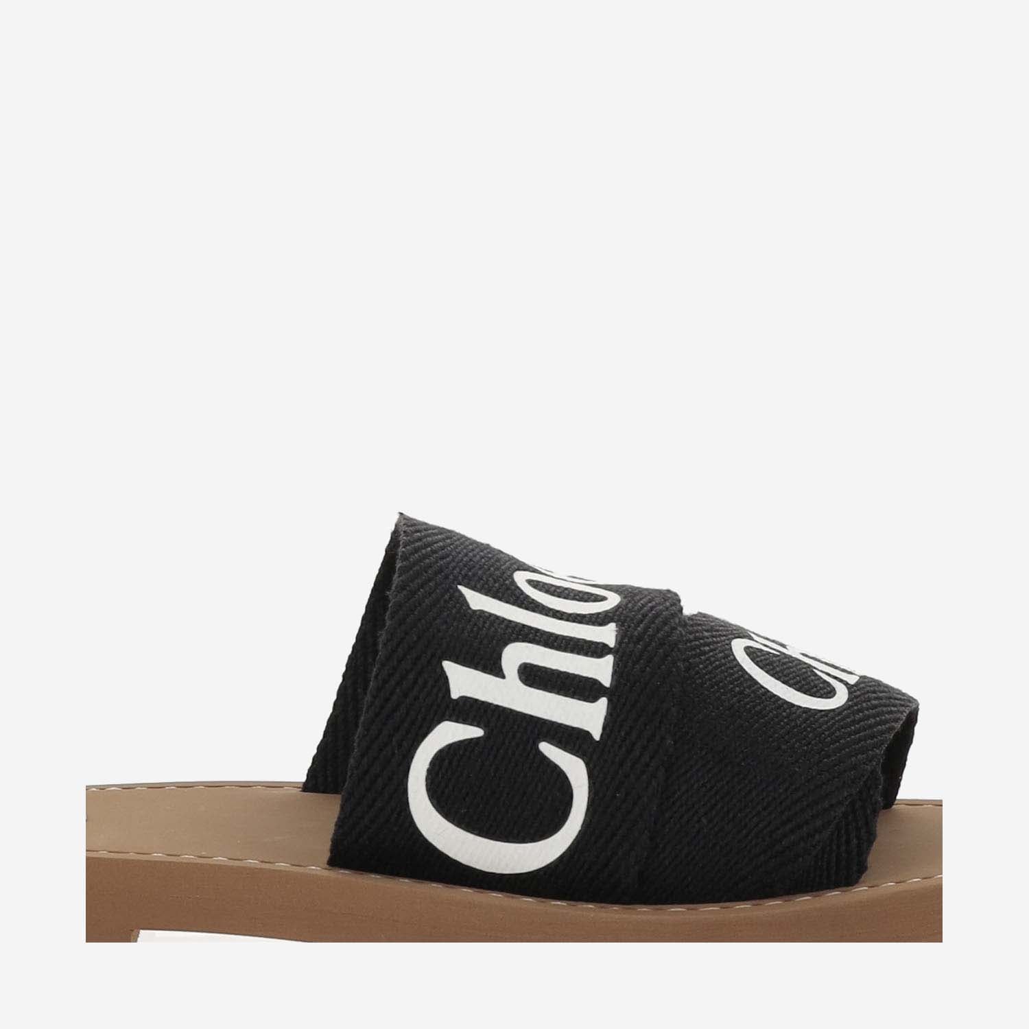 SANDALI PIATTI WOODY CHC22U188Z3 001 CHLOE 