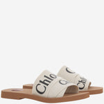 SANDALI PIATTI WOODY CHC22U188Z3 101 CHLOE 