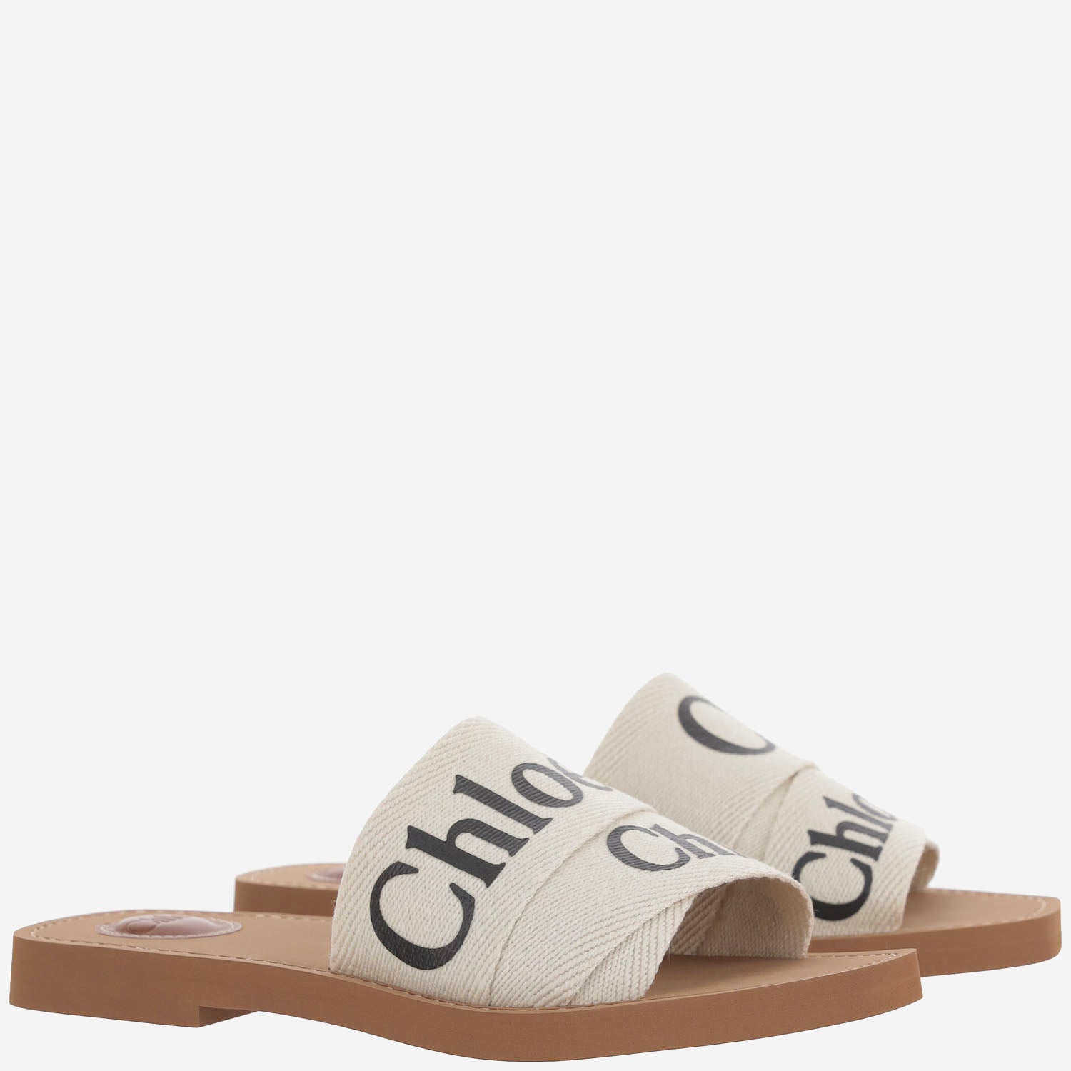 SANDALI PIATTI WOODY CHC22U188Z3 101 CHLOE 