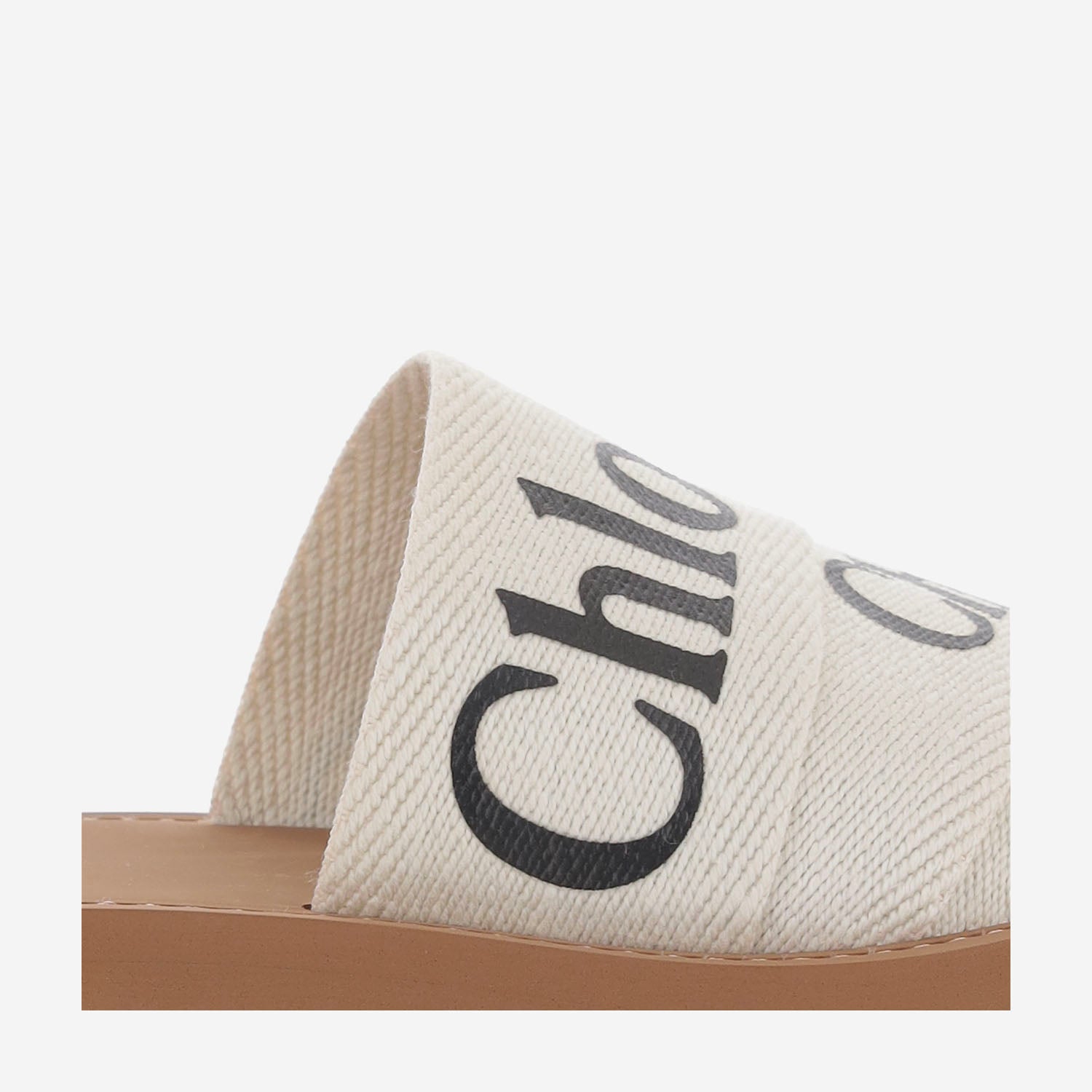 SANDALI PIATTI WOODY CHC22U188Z3 101 CHLOE 