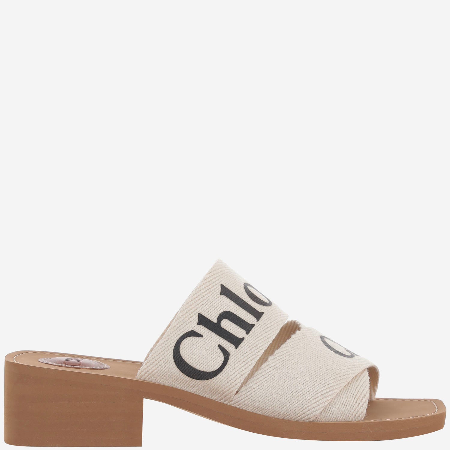 SANDALI CON TACCO WOODY CHC22U550Z3 101 CHLOE 