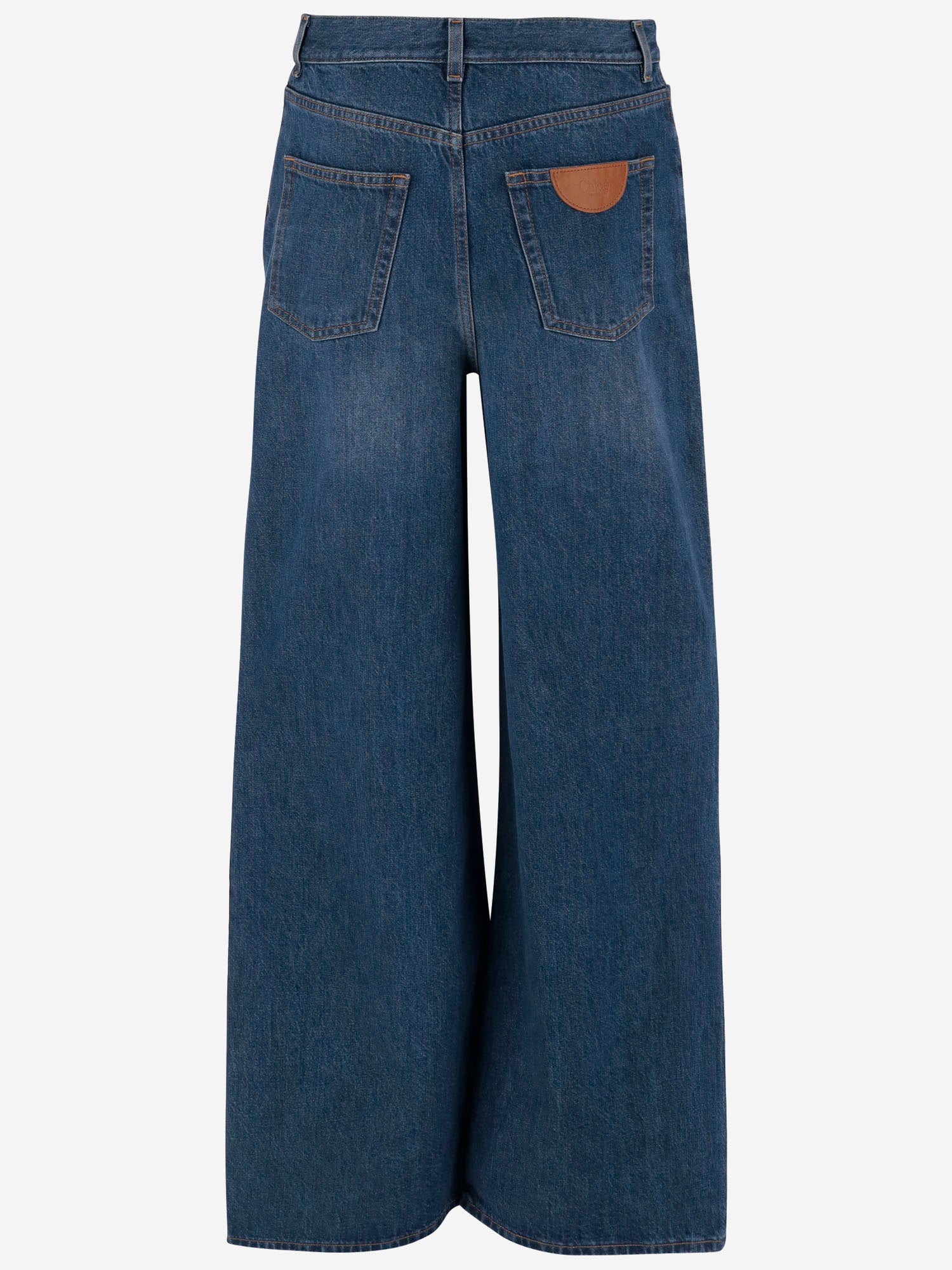 JEANS IN DENIM DI COTONE CHC24ADP02150 402 CHLOE 