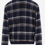 GIACCA IN LANA E CASHMERE CON MOTIVO CHECK MJA18 FAW750046 DARKPARK 