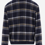 GIACCA IN LANA E CASHMERE CON MOTIVO CHECK MJA18 FAW750046 DARKPARK 