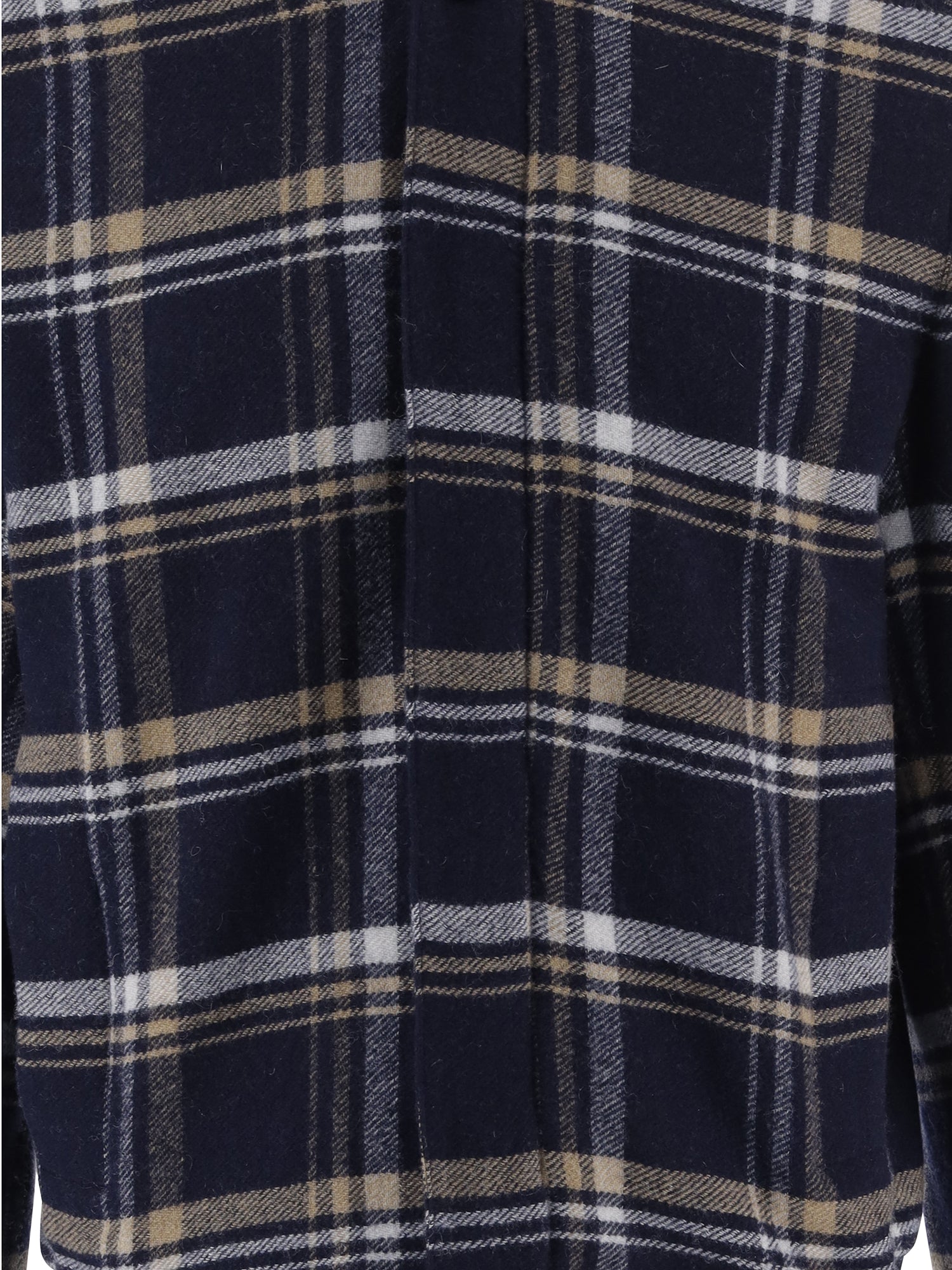 GIACCA IN LANA E CASHMERE CON MOTIVO CHECK MJA18 FAW750046 DARKPARK 