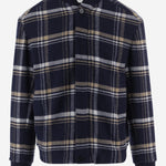GIACCA IN LANA E CASHMERE CON MOTIVO CHECK MJA18 FAW750046 DARKPARK 