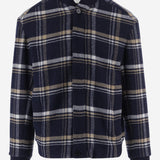 GIACCA IN LANA E CASHMERE CON MOTIVO CHECK MJA18 FAW750046 DARKPARK 