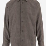 CAMICIA IN MISTO VISCOSA STRETCH A QUADRI MSH06 FAC1870095 DARKPARK 