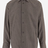 CAMICIA IN MISTO VISCOSA STRETCH A QUADRI MSH06 FAC1870095 DARKPARK 