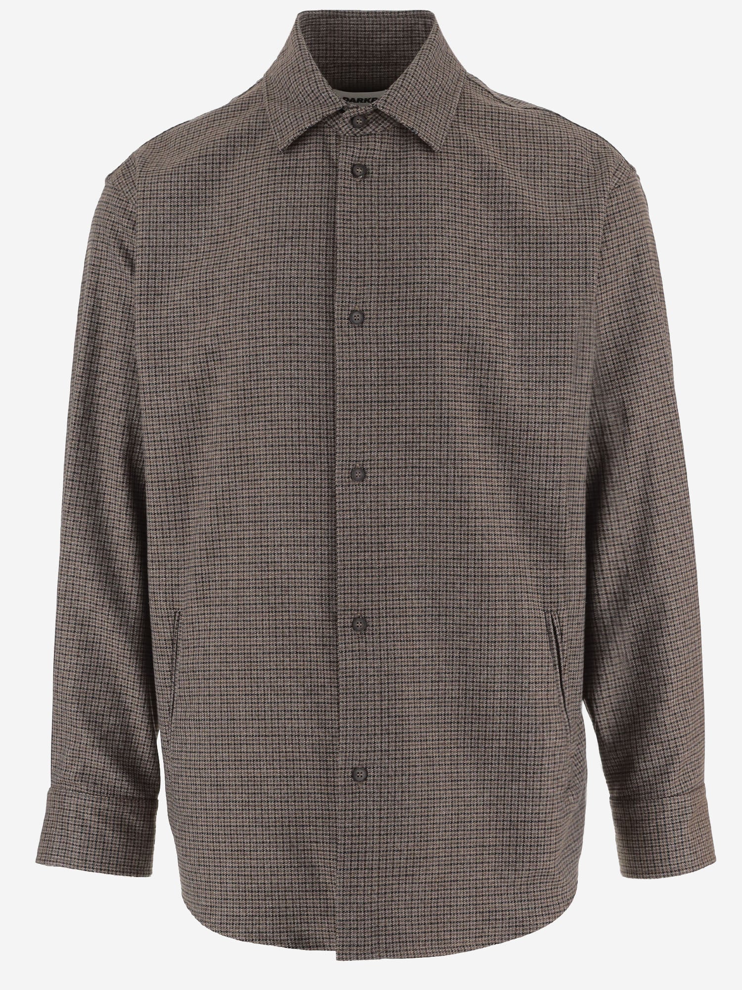 CAMICIA IN MISTO VISCOSA STRETCH A QUADRI MSH06 FAC1870095 DARKPARK 