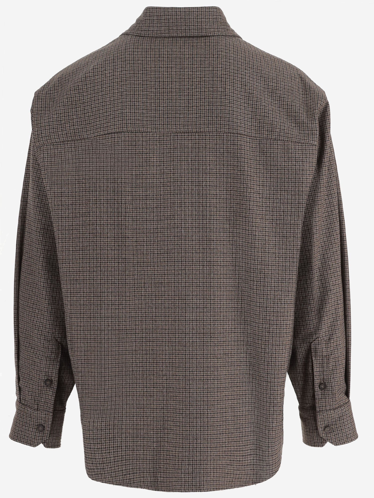 CAMICIA IN MISTO VISCOSA STRETCH A QUADRI MSH06 FAC1870095 DARKPARK 