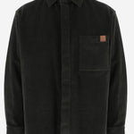 CAMICIA IN VELLUTO DI COTONE A COSTE MSH11P FAC1940060 DARKPARK 