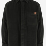 CAMICIA IN VELLUTO DI COTONE A COSTE MSH11P FAC1940060 DARKPARK 
