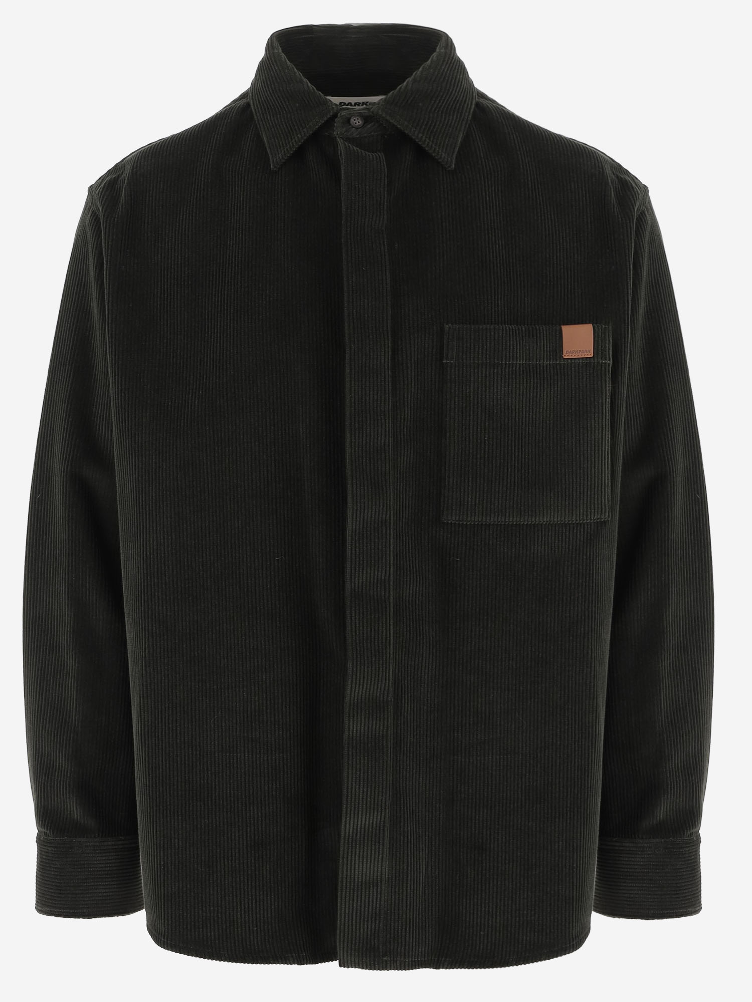 CAMICIA IN VELLUTO DI COTONE A COSTE MSH11P FAC1940060 DARKPARK 