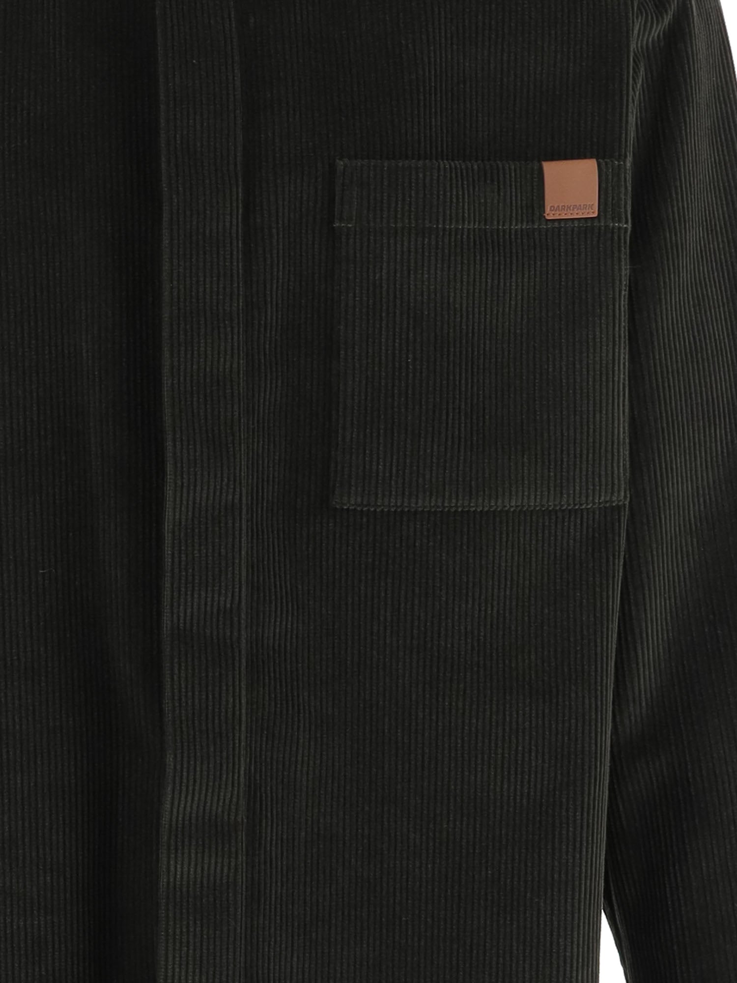 CAMICIA IN VELLUTO DI COTONE A COSTE MSH11P FAC1940060 DARKPARK 