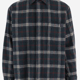 CAMICIA IN MISTO LANA CON MOTIVO CHECK MSH11P FAW780113 DARKPARK 