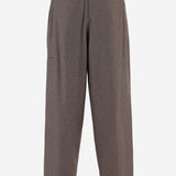 PANTALONI IN MISTO VISCOSA STRETCH CON MOTIVO A QUADRI MTR44 FAC1870095 DARKPARK 