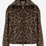 GIACCA DOPPIO COLLO MABLE CON MOTIVO ANIMALIER WJA34 FLT130026 DARKPARK 