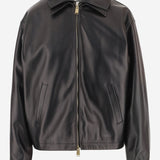 GIACCA BOMBER MABEL CON DOPPIO COLLETTO IN PELLE WJA34 LTP040099 DARKPARK 