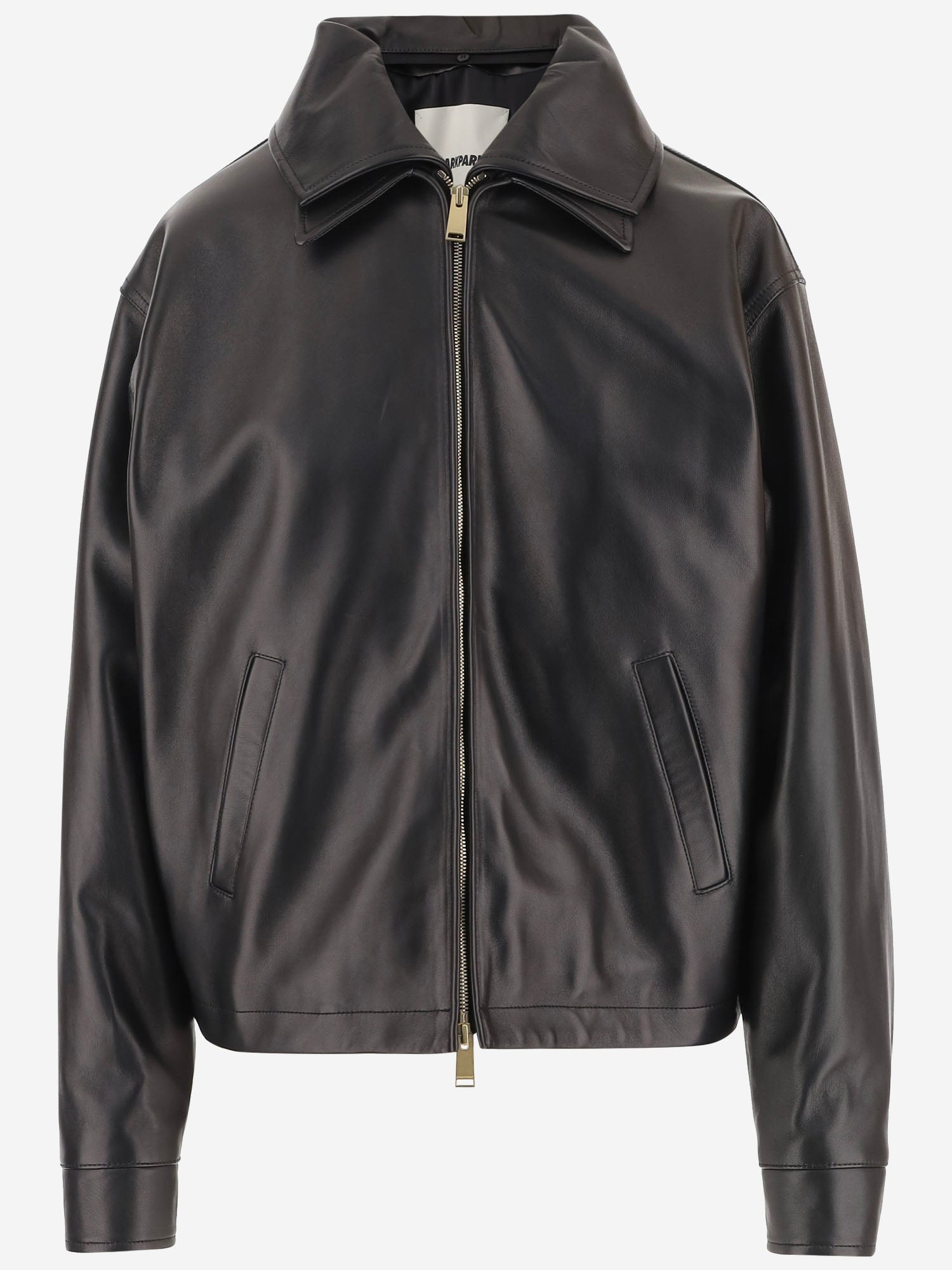 GIACCA BOMBER MABEL CON DOPPIO COLLETTO IN PELLE WJA34 LTP040099 DARKPARK 