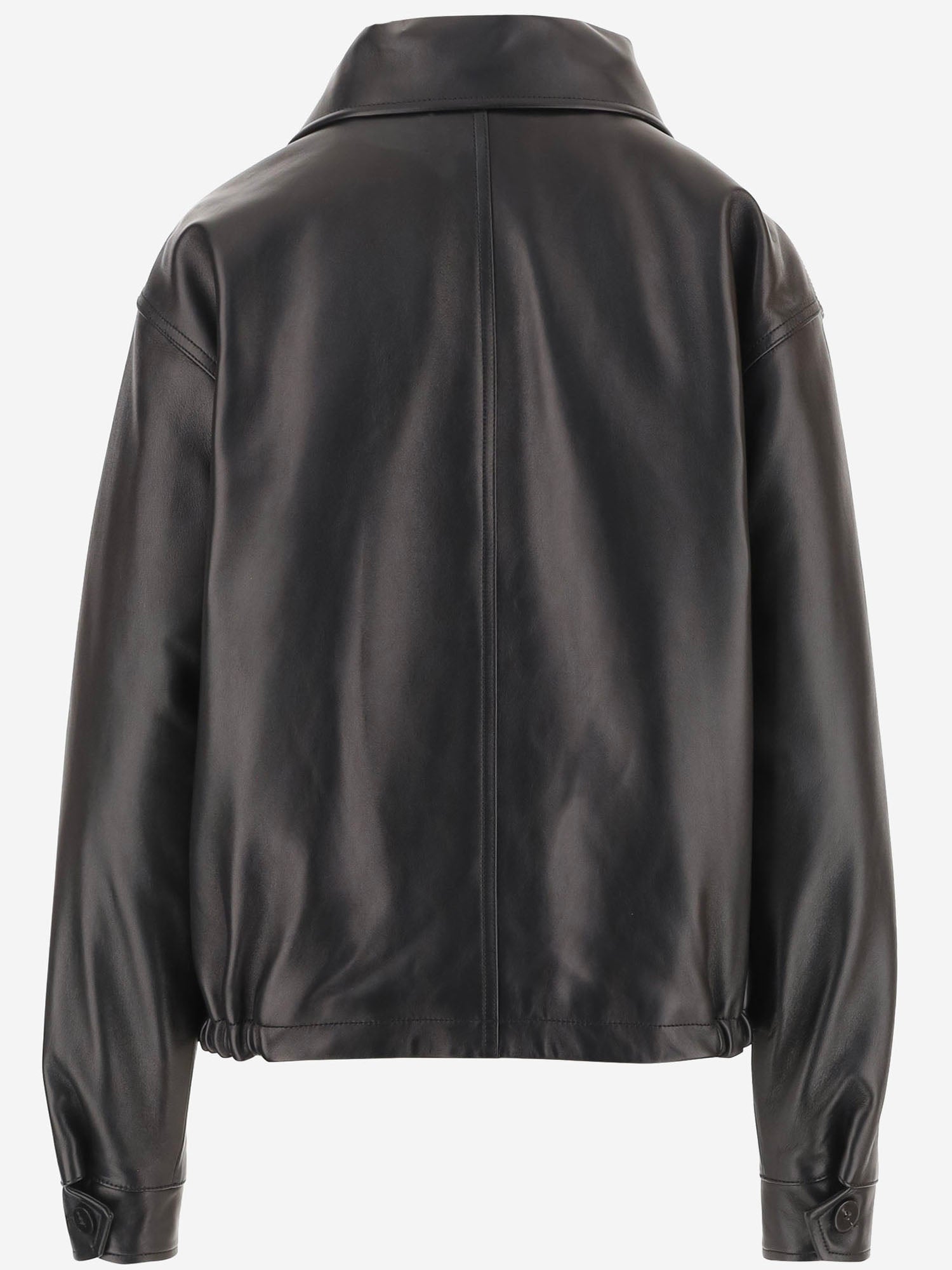 GIACCA BOMBER MABEL CON DOPPIO COLLETTO IN PELLE WJA34 LTP040099 DARKPARK 